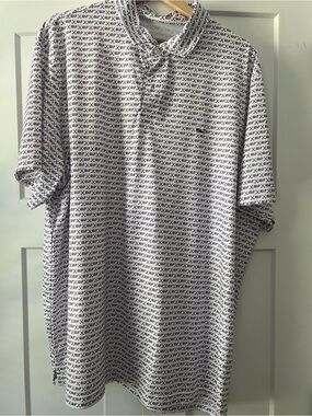Men’s Vineyard Vines golf fish polo